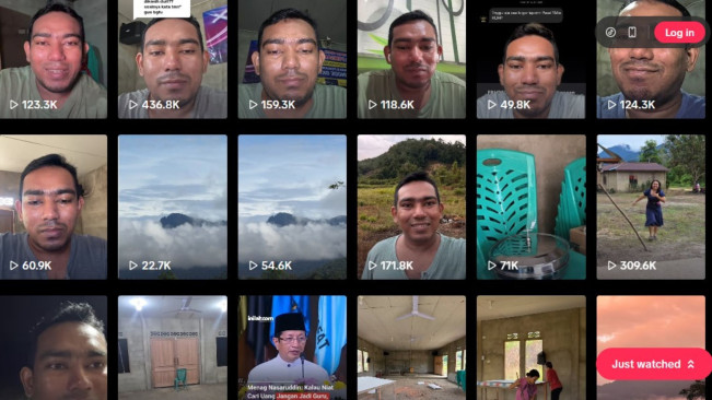 Akun @tersadarkan5758 diduga hina Nabi Muhammad. (tiktok)